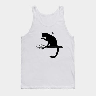 Gatito Sentado En Una Rama Tank Top